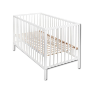 Lit bébé Hetre Proste blanc