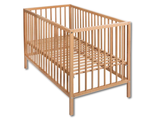 Lit bébé Hêtre Proste naturel