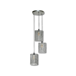 Suspension 3L metal/noir