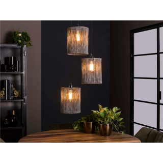 Suspension 3L metal/noir