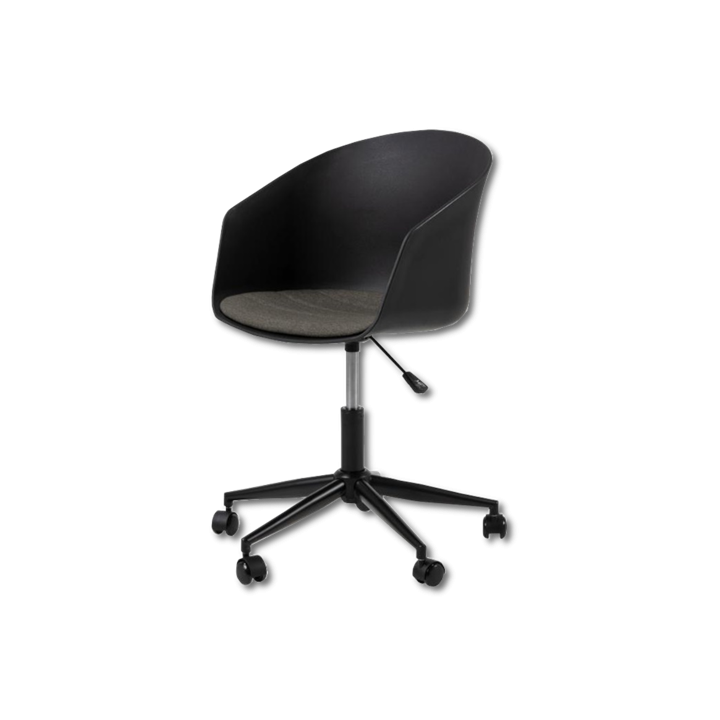 Chaise de bureau Moon noir