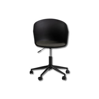 Chaise de bureau Moon noir