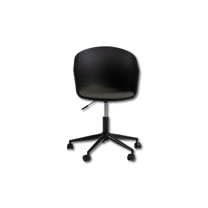 Chaise de bureau Moon noir