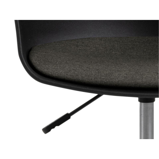 Chaise de bureau Moon noir