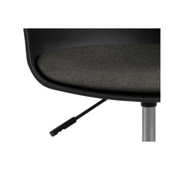 Chaise de bureau Moon noir