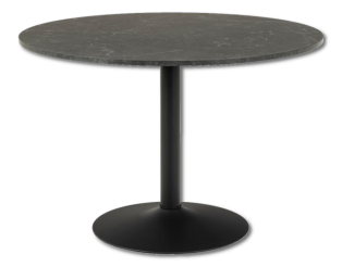 21438 Ibiza (Marbre) Dining table placage  noir