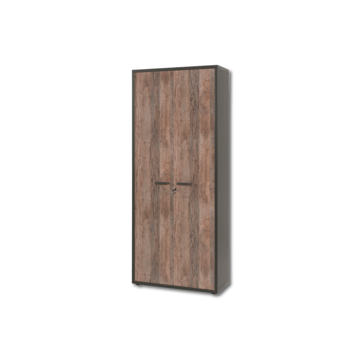 Armoire D Pronto 4 chêne vintage/noir