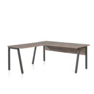 Bureau Pront 4 AT chêne vintage/noir