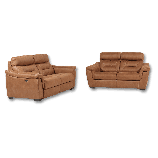 Salon 2,5 + 2 places Calloway cognac