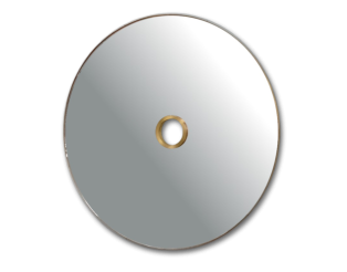 Miroir Lidia doré
