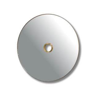 Miroir Lidia doré