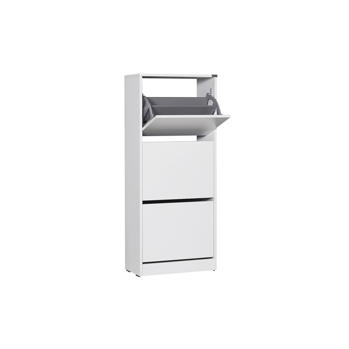 Meuble à chaussures SHC-330-BB-1 blanc