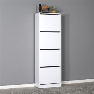 Meuble à chaussures SHC-340-BB-1 blanc