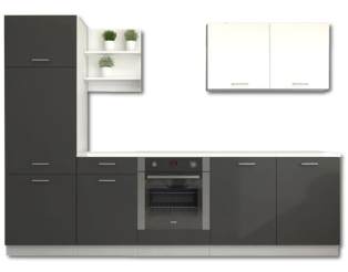 Bloc de cuisine Prego 270cm Béton