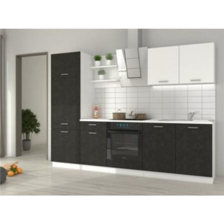 Bloc de cuisine Prego 270cm Béton