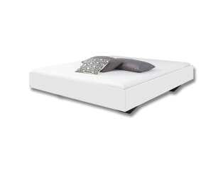 Cadre de lit blanc mat 180 cm x 200 cm Phoenix