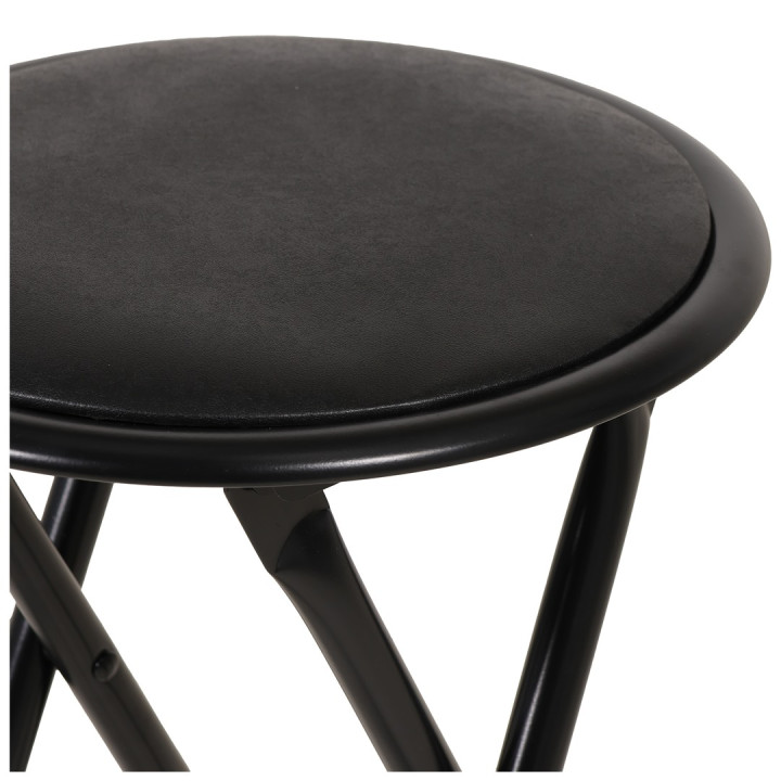 Tabouret pliant zf0129 Noir