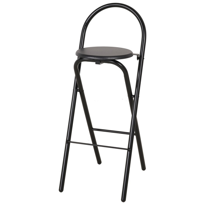 Tabouret pliant ZF0108C noir