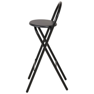 Tabouret pliant ZF0108C noir
