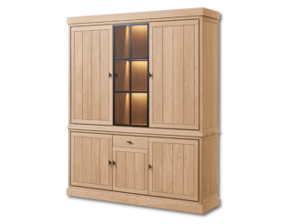 Dressoir + Vaisselier Jura chêne