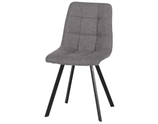 Chaise Stella tissu gris