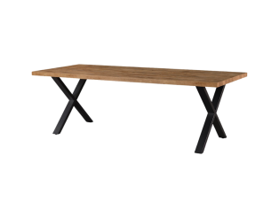 Table rectangulaire 190cm Pied X Etienne