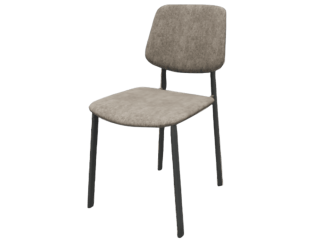 Chaise Lugano gris