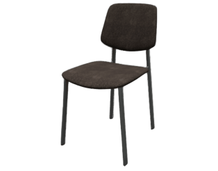 Chaise Lugano anthracite
