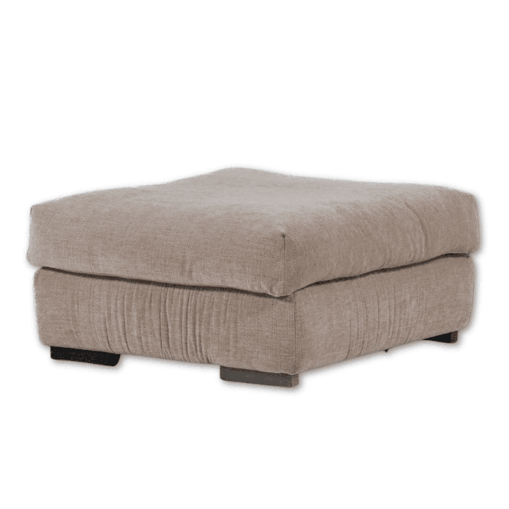 Pouf Polany bandy taupe