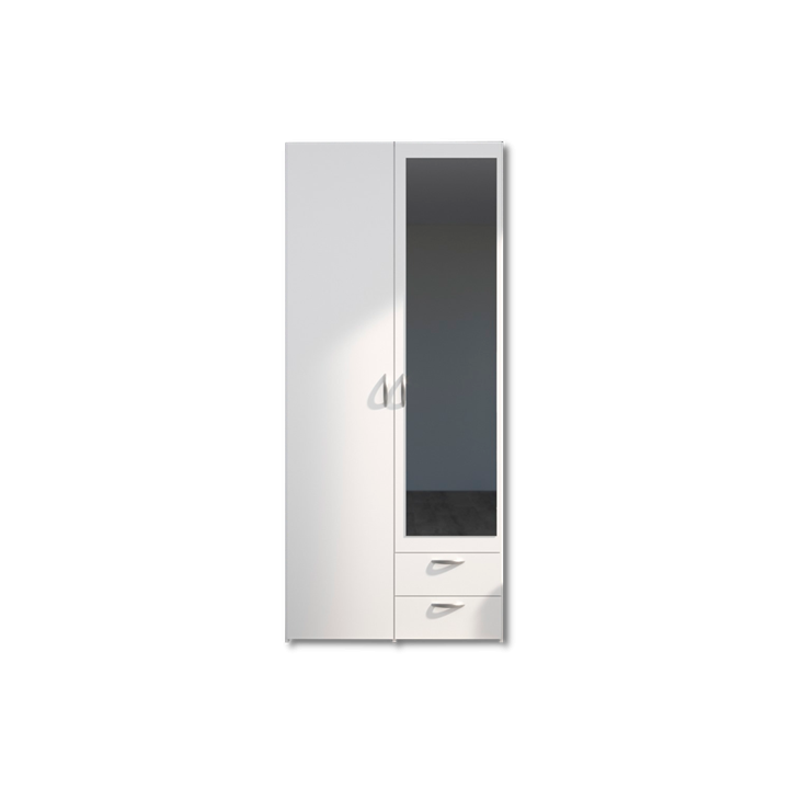 Armoire 2 portes Daily blanc
