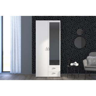 Armoire 2 portes Daily blanc