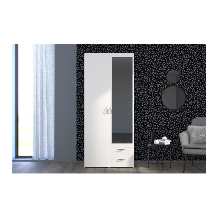 Armoire 2 portes Daily blanc