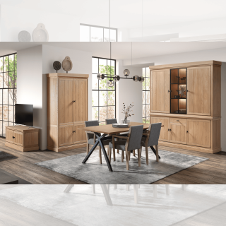 Dressoir Jura 4 chêne massif