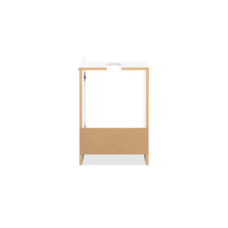 Meuble sous lavabo Solo blanc