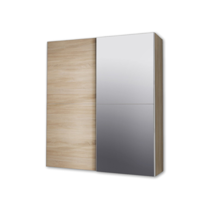 Armoire 2 portes Kaikais chêne sonoma