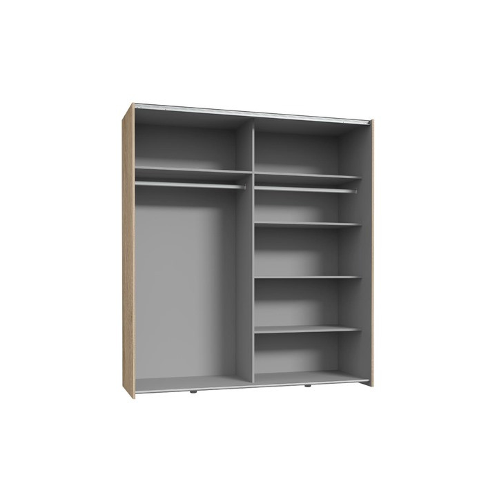 Armoire 2 portes Kaikais chêne sonoma