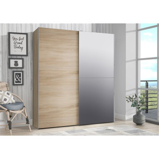 Armoire 2 portes Kaikais chêne sonoma