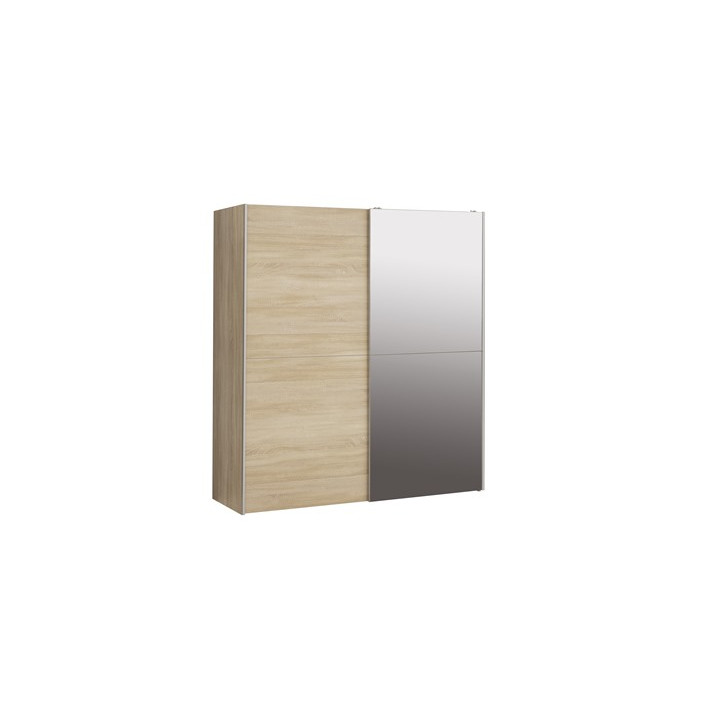 Armoire 2 portes Kaikais chêne sonoma