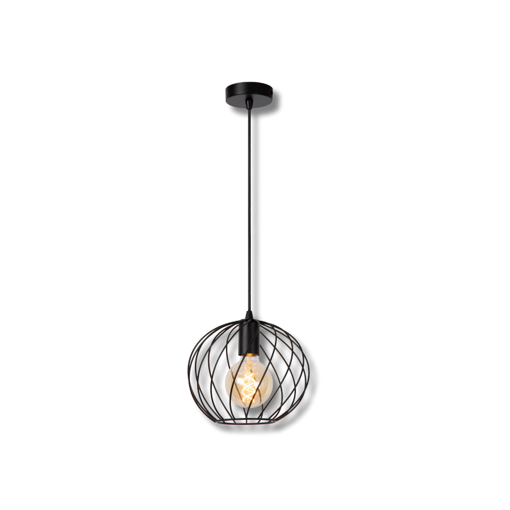 Suspension Danza diam 40 noir
