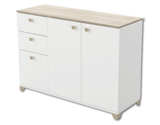 Enfilade Izzy blanc/chêne kronberg