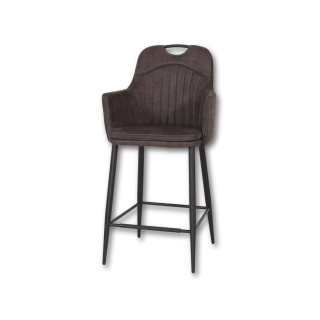 Tabouret de bar Morris Luxor anthracite