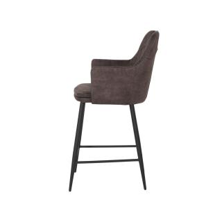 Tabouret de bar Morris Luxor anthracite