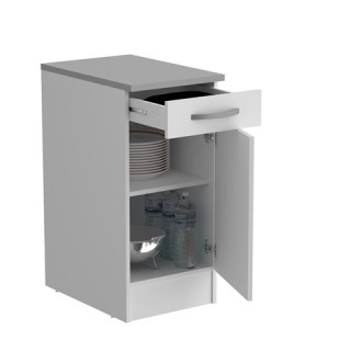 Bas 40 1P/1T Eko blanc