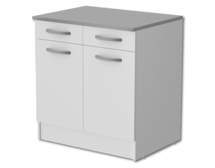 Bas 80 2T/2P Eko blanc