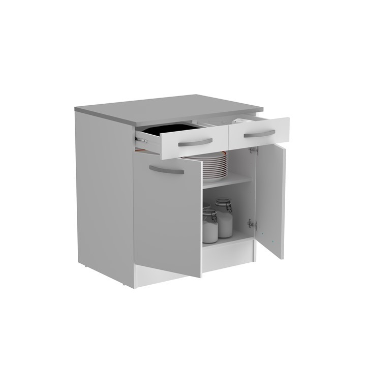 Bas 80 2T/2P Eko blanc