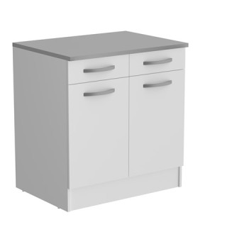 Bas 80 2T/2P Eko blanc