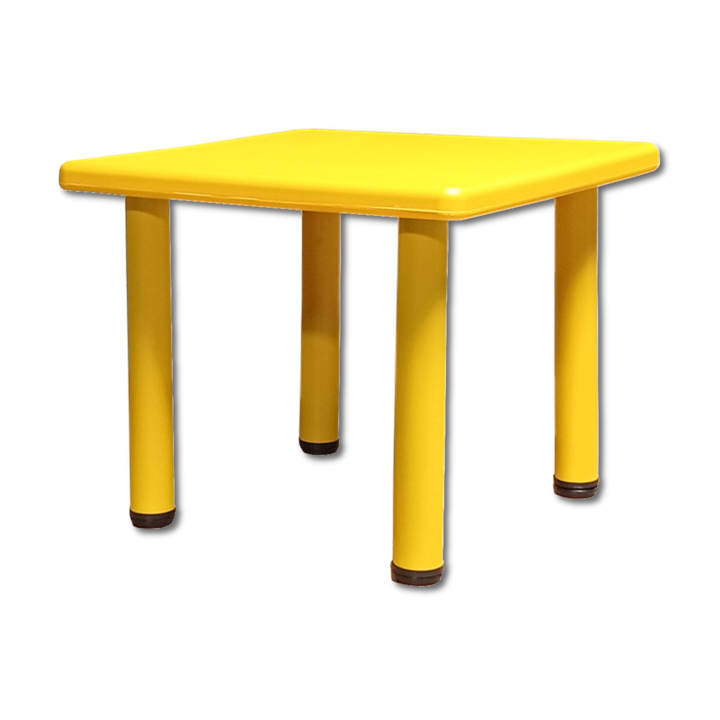 Table carré Loulou jaune