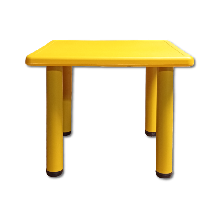 Table carré Loulou jaune