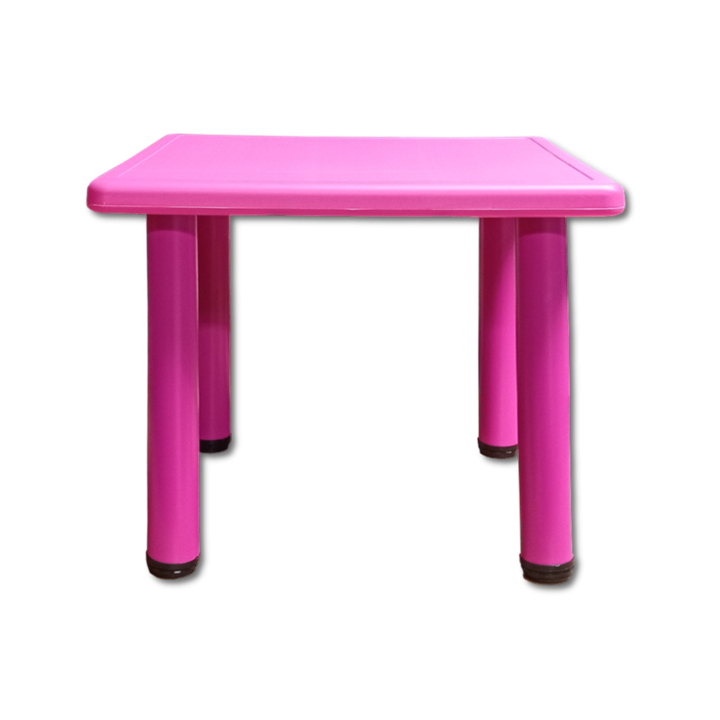 Table carré Loulou rose