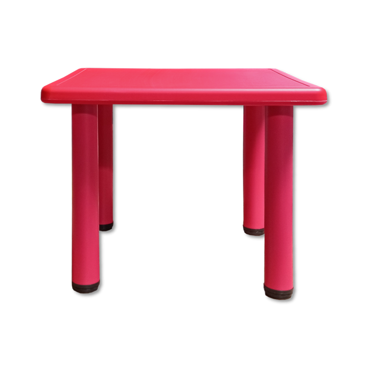 Table carré Loulou Rouge